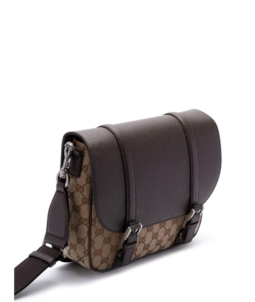 GUCCI Коричневая сумка на плечо, фото 6