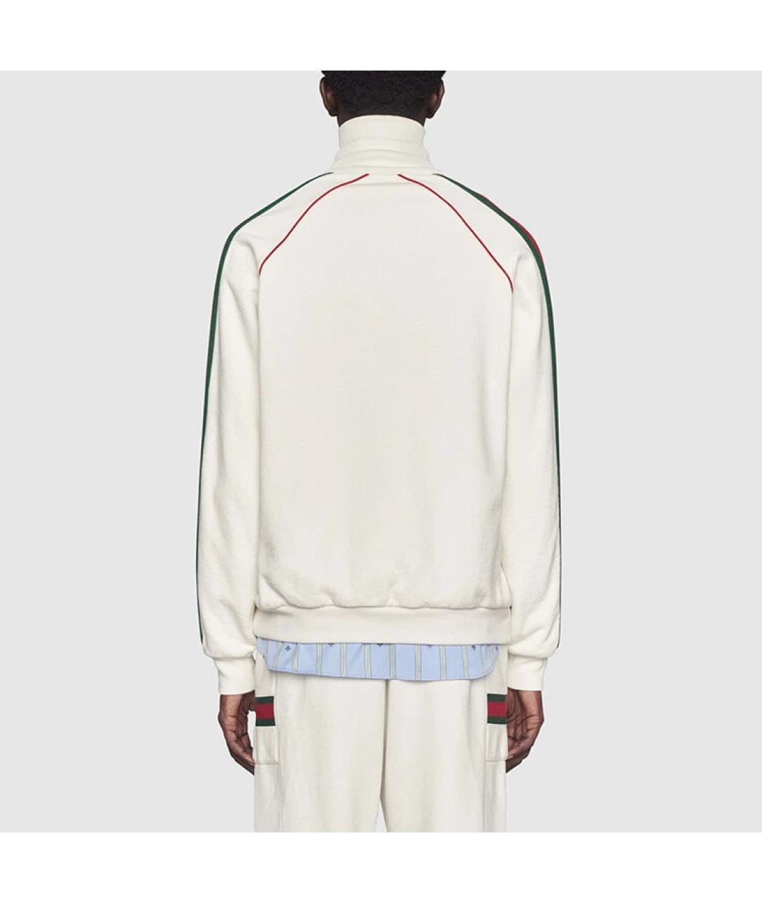 GUCCI Белый хлопковый кардиган, фото 8