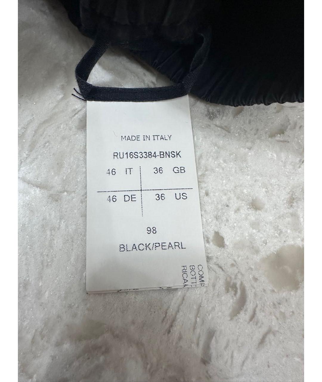 RICK OWENS Черные хлопковые шорты, фото 4