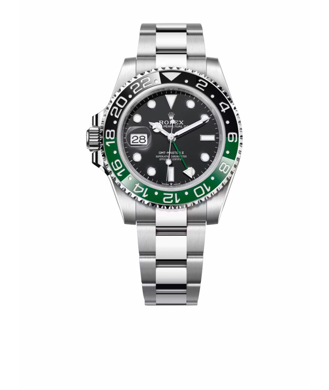 ROLEX Зеленые металлические часы, фото 1