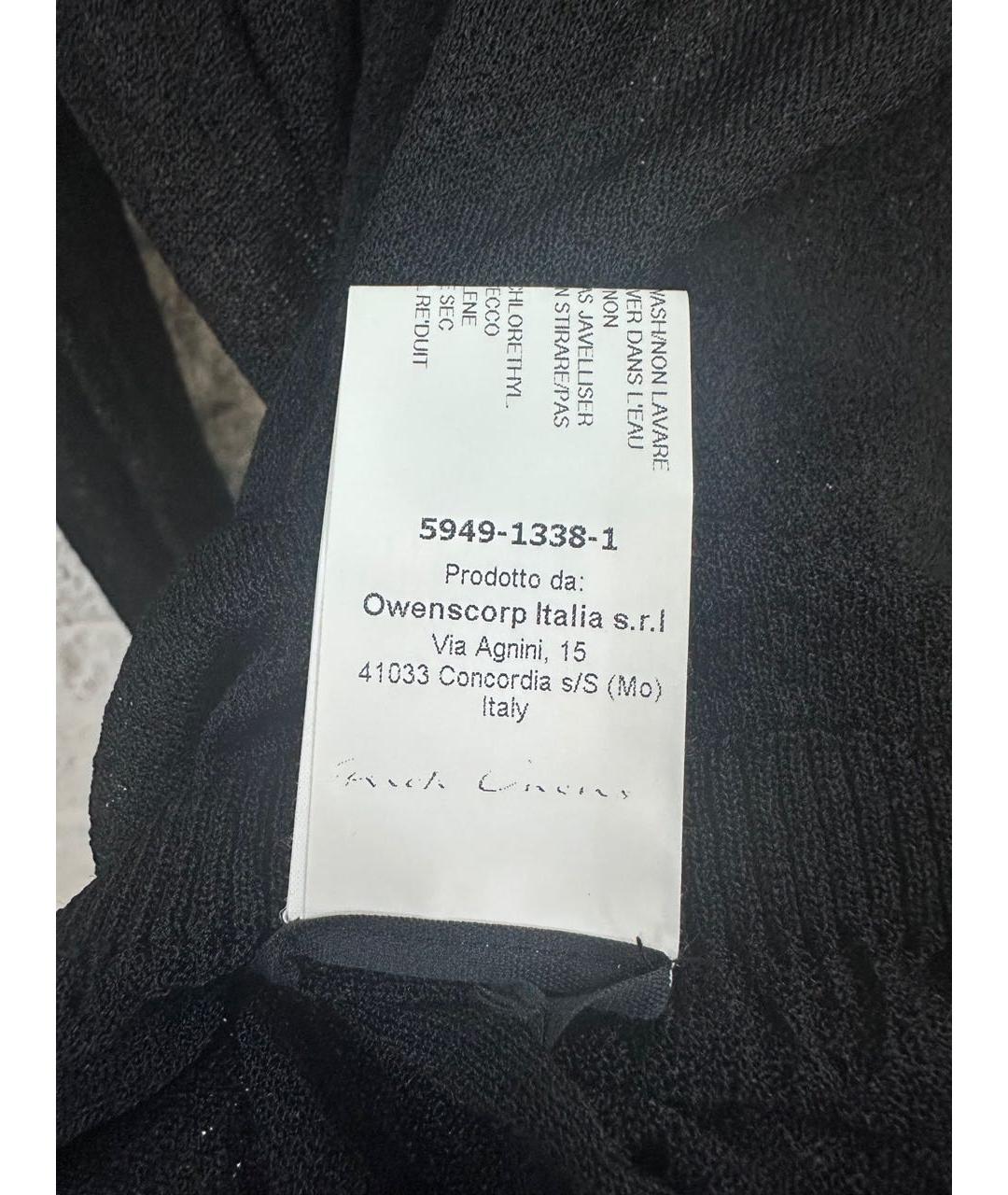 RICK OWENS Черный вискозный джемпер / свитер, фото 7