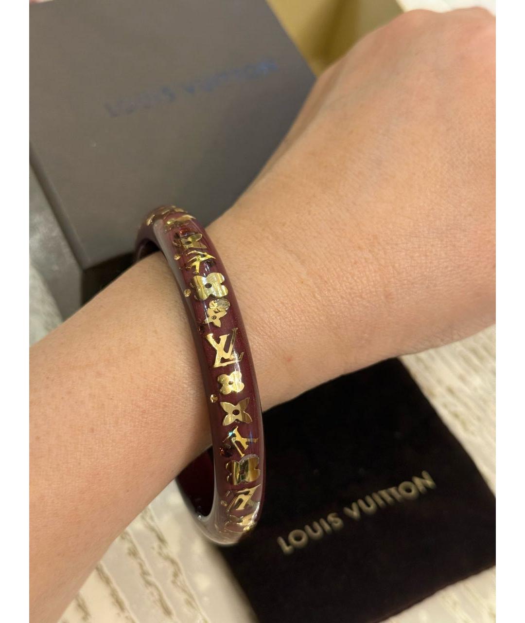 LOUIS VUITTON Бежевый пластиковый браслет, фото 2