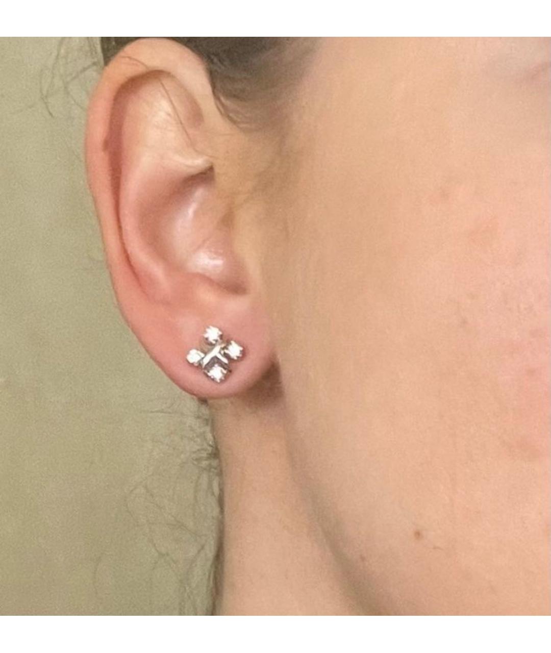 TIFFANY&CO Серебряные платиновые серьги, фото 3