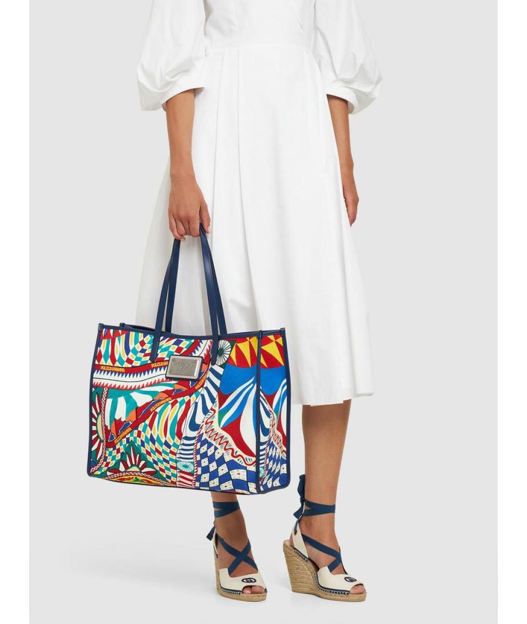 DOLCE&GABBANA Мульти сумка тоут, фото 6