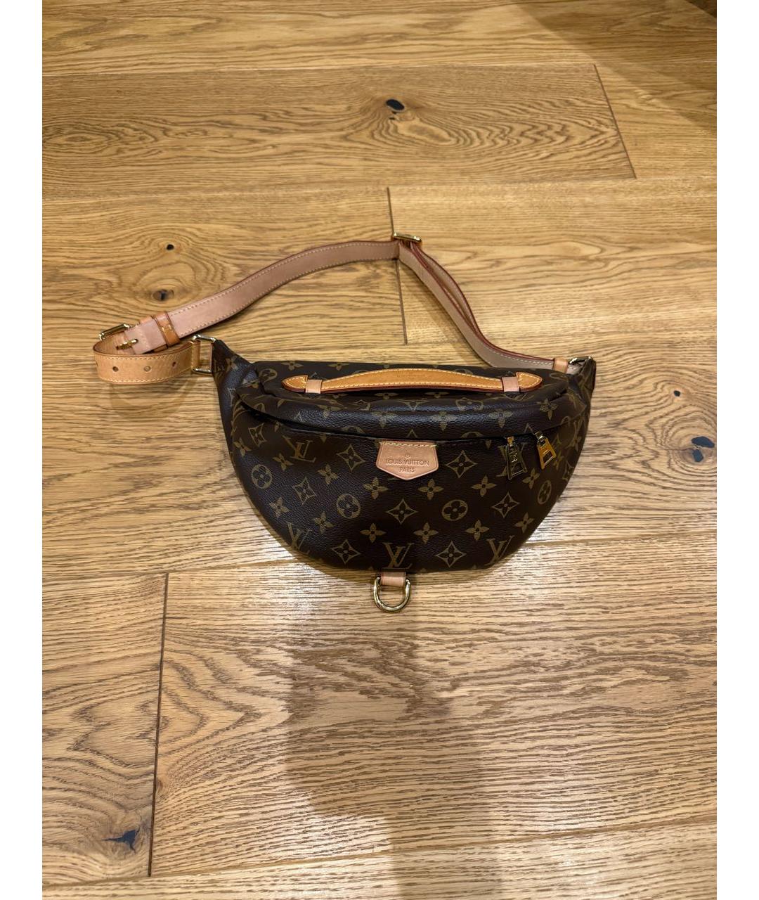 LOUIS VUITTON Коричневая сумка через плечо, фото 5