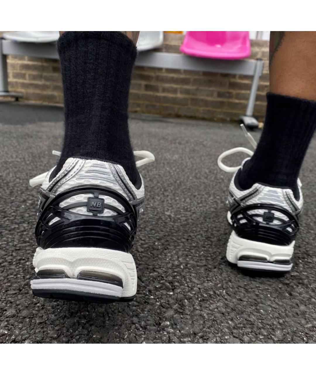 NEW BALANCE Белые низкие кроссовки / кеды, фото 3