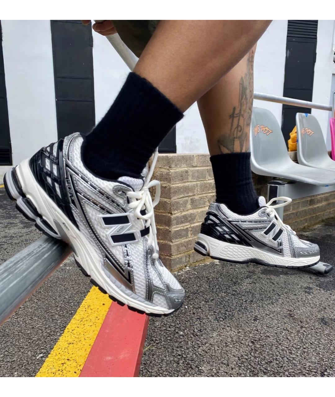 NEW BALANCE Белые низкие кроссовки / кеды, фото 2