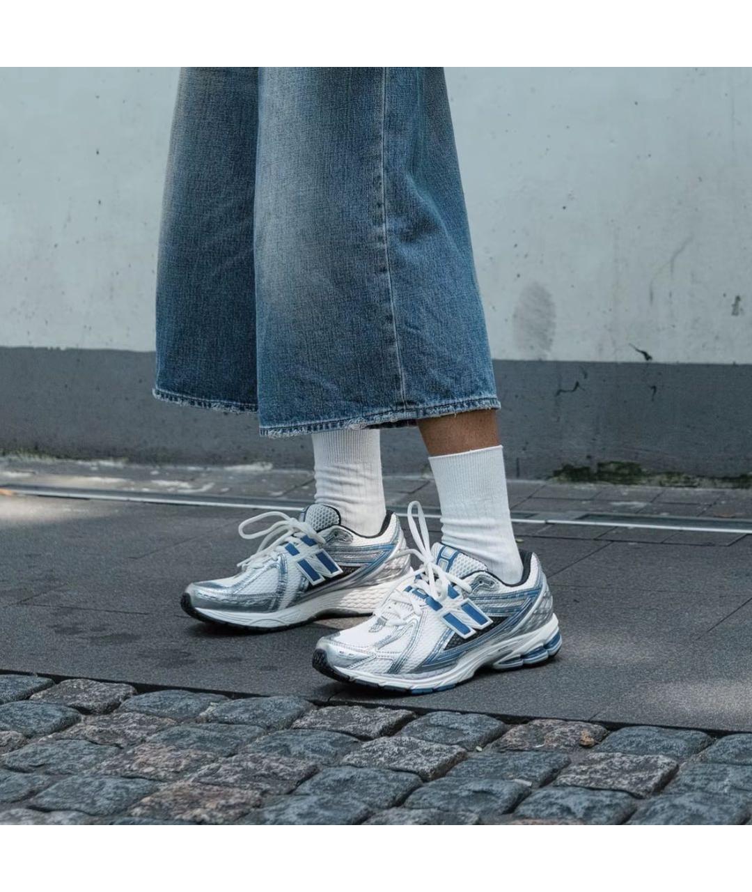 NEW BALANCE Серебряные низкие кроссовки / кеды, фото 4