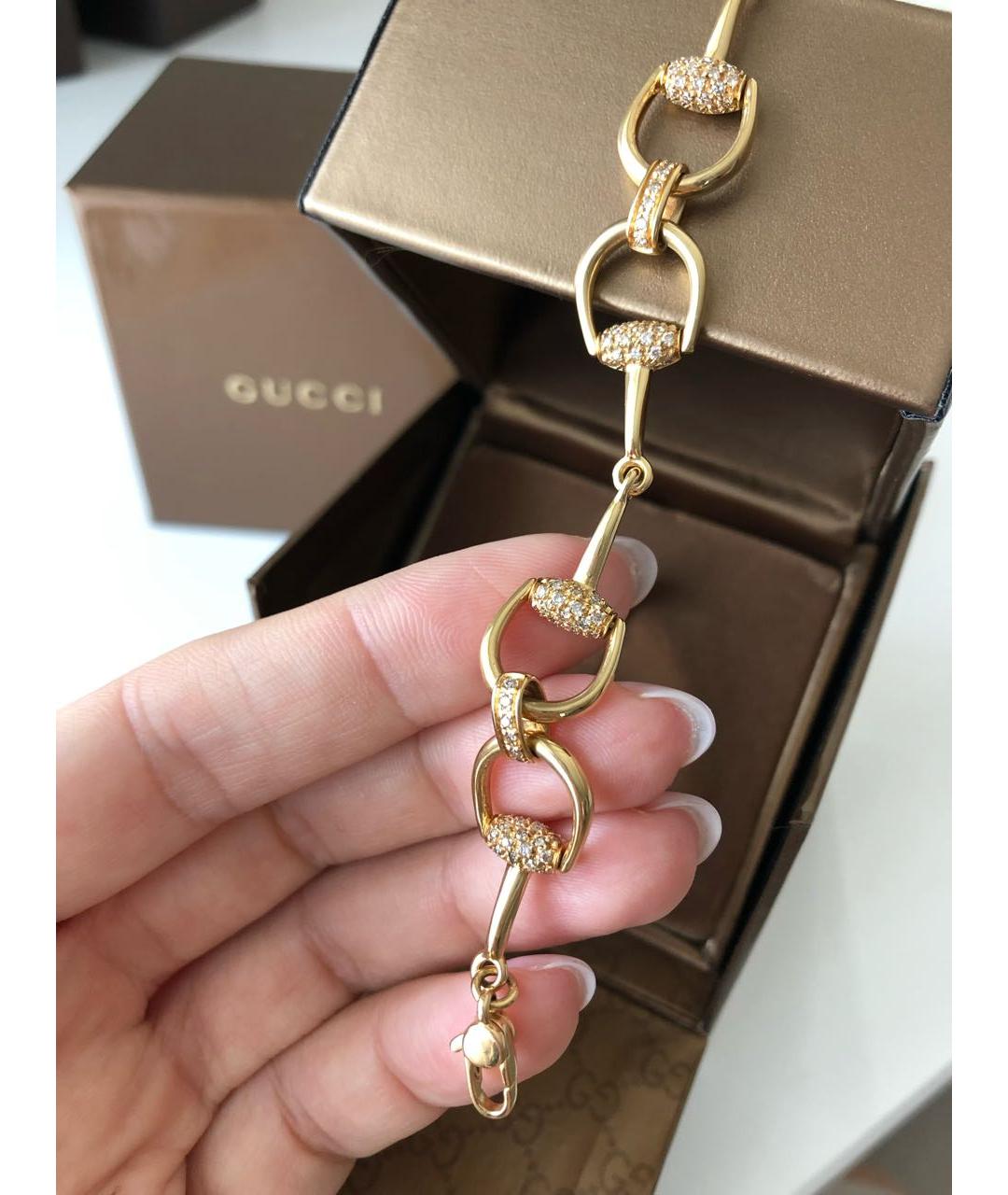 GUCCI Золотой браслет из желтого золота, фото 2