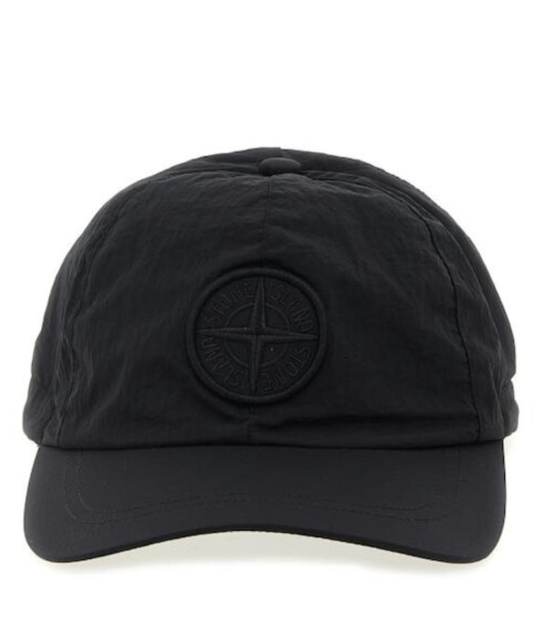 STONE ISLAND Черная хлопковая кепка/бейсболка, фото 1