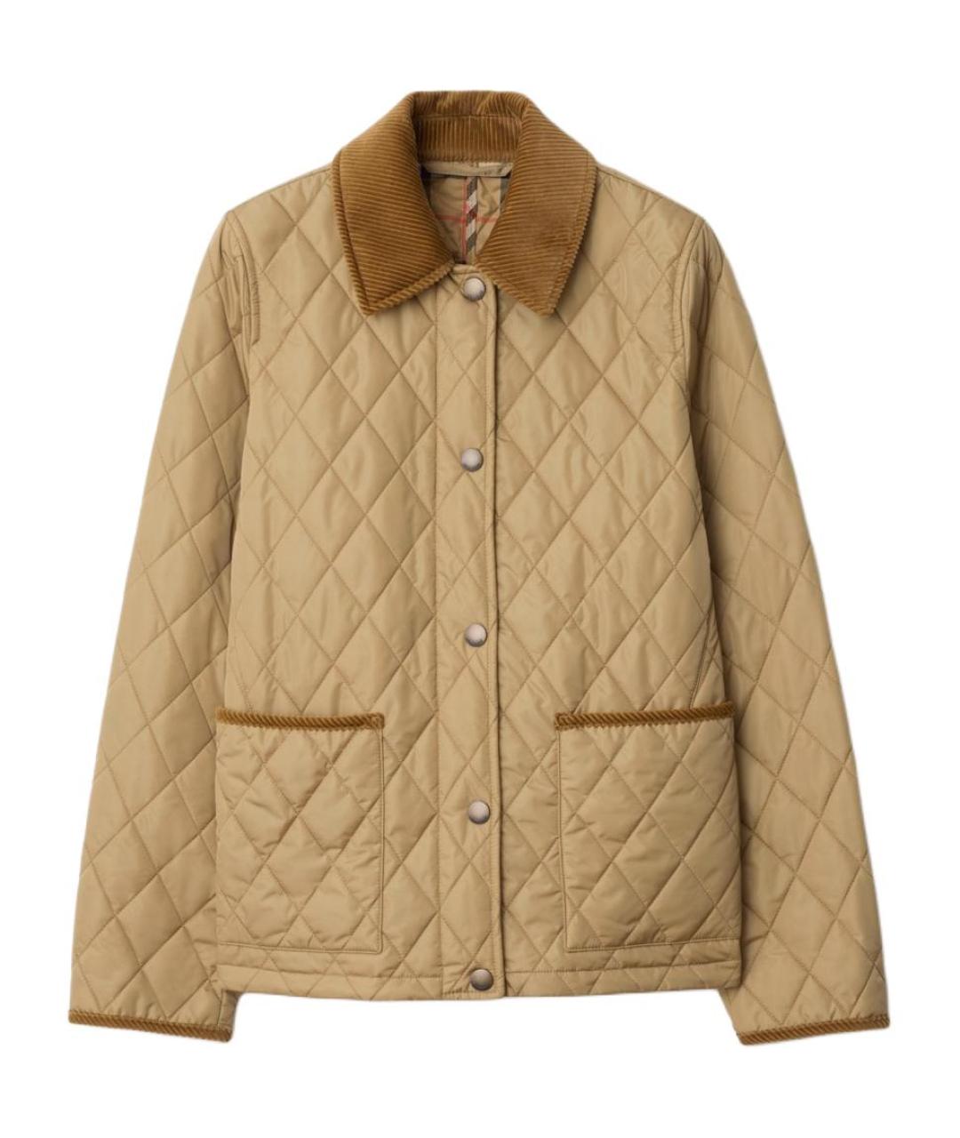 BURBERRY Бежевый пуховик, фото 1