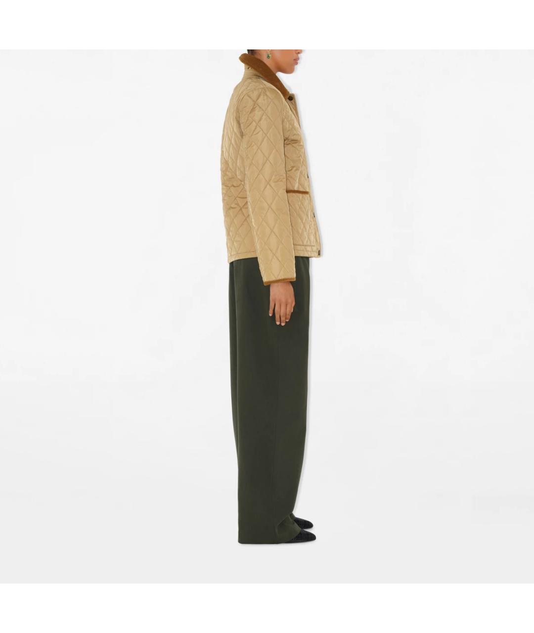 BURBERRY Бежевый пуховик, фото 4