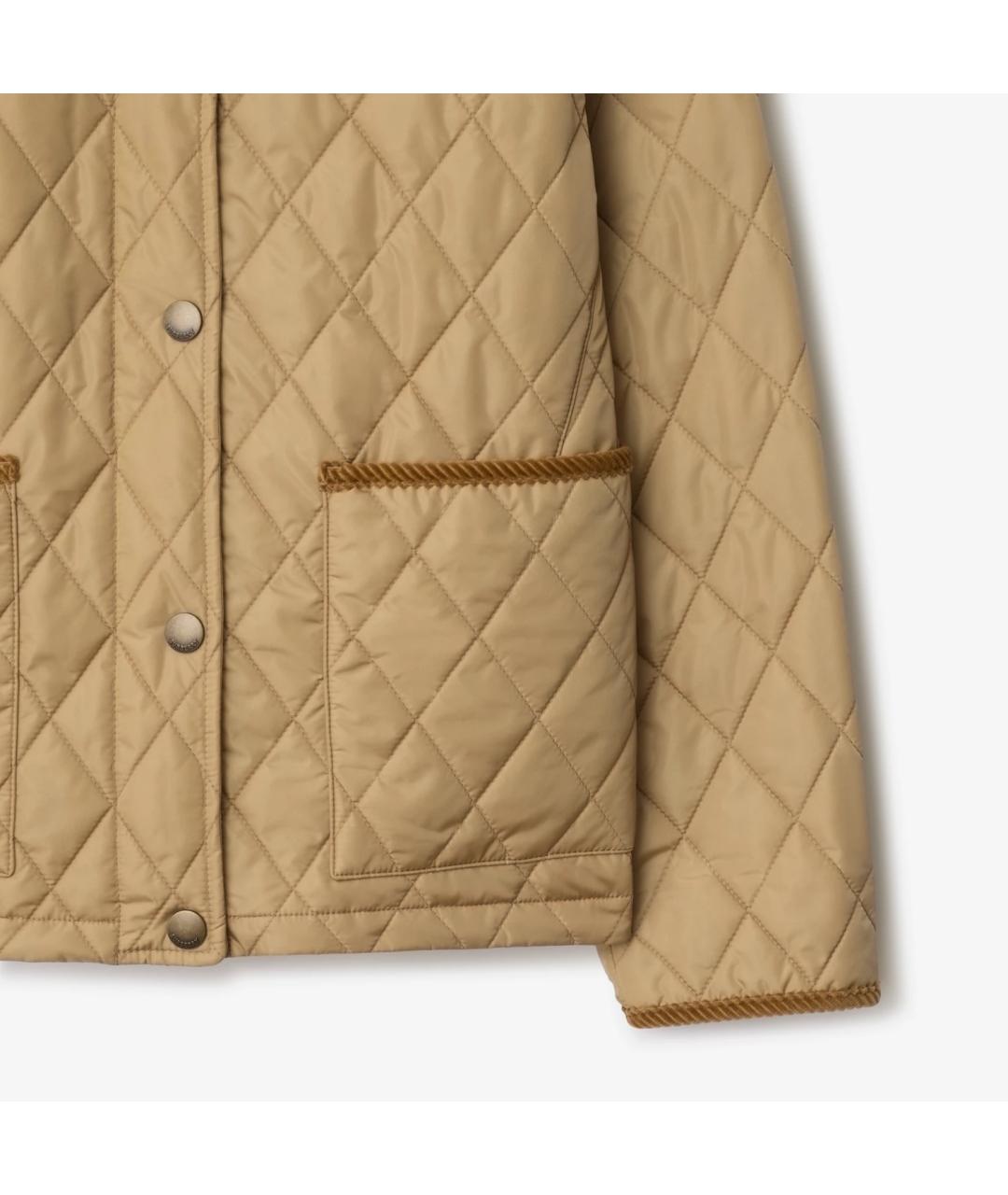 BURBERRY Бежевый пуховик, фото 5