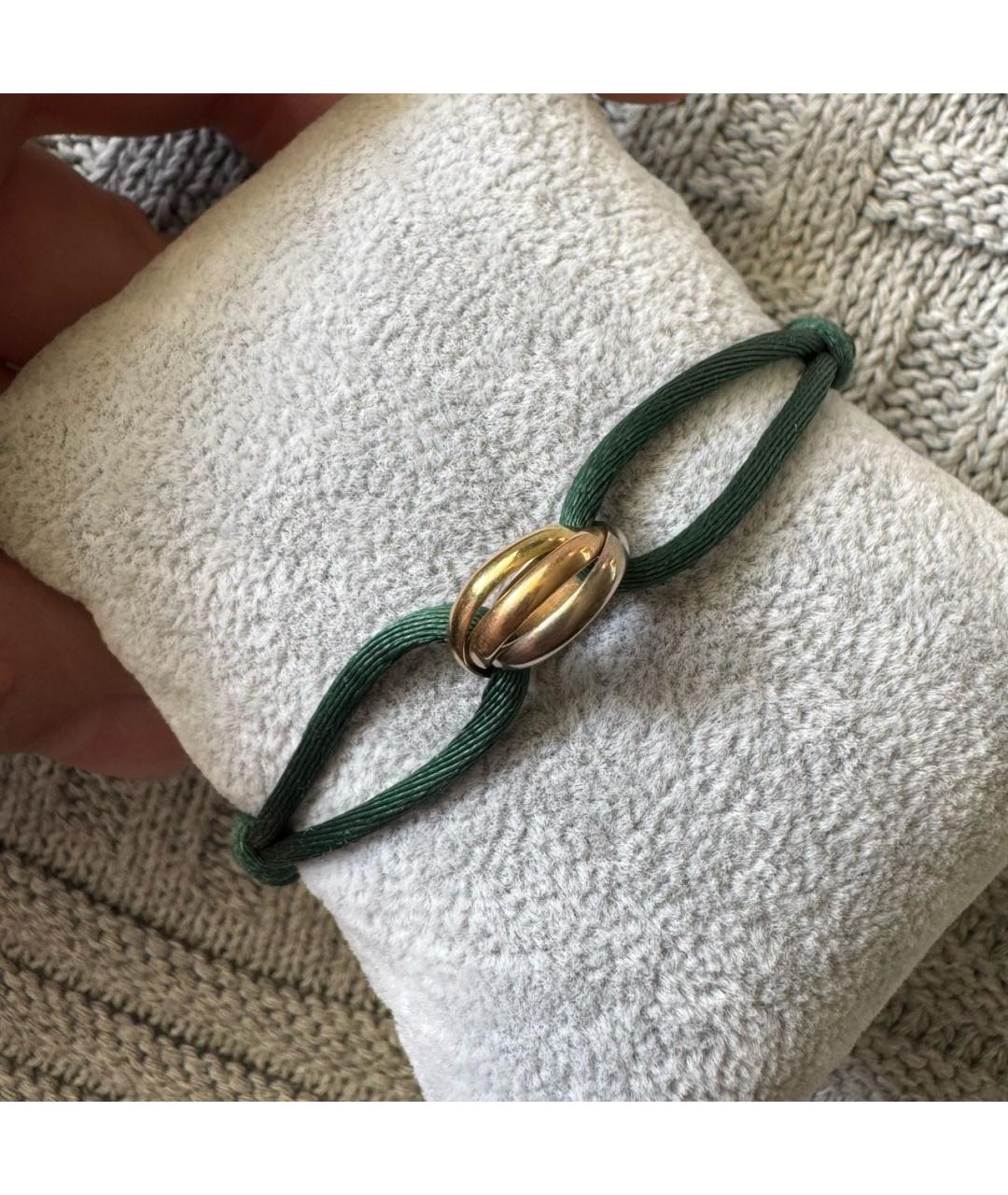 CARTIER Зеленый браслет из желтого золота, фото 7