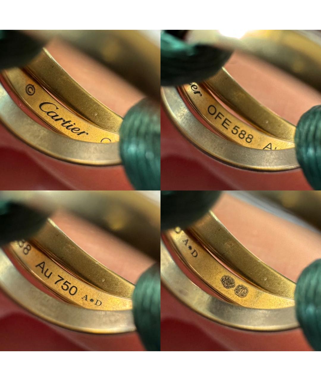 CARTIER Зеленый браслет из желтого золота, фото 4