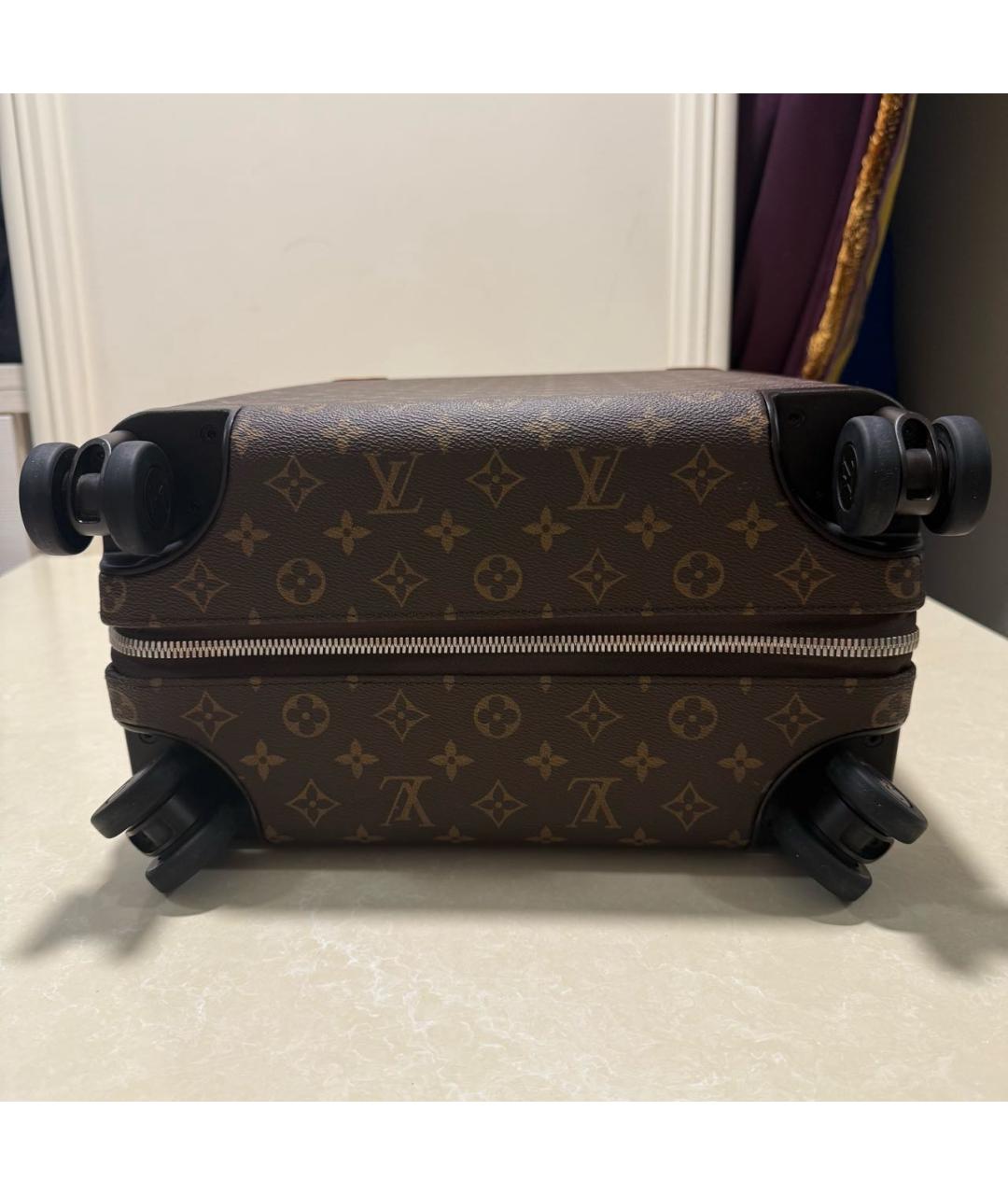 LOUIS VUITTON Коричневый чемодан, фото 3