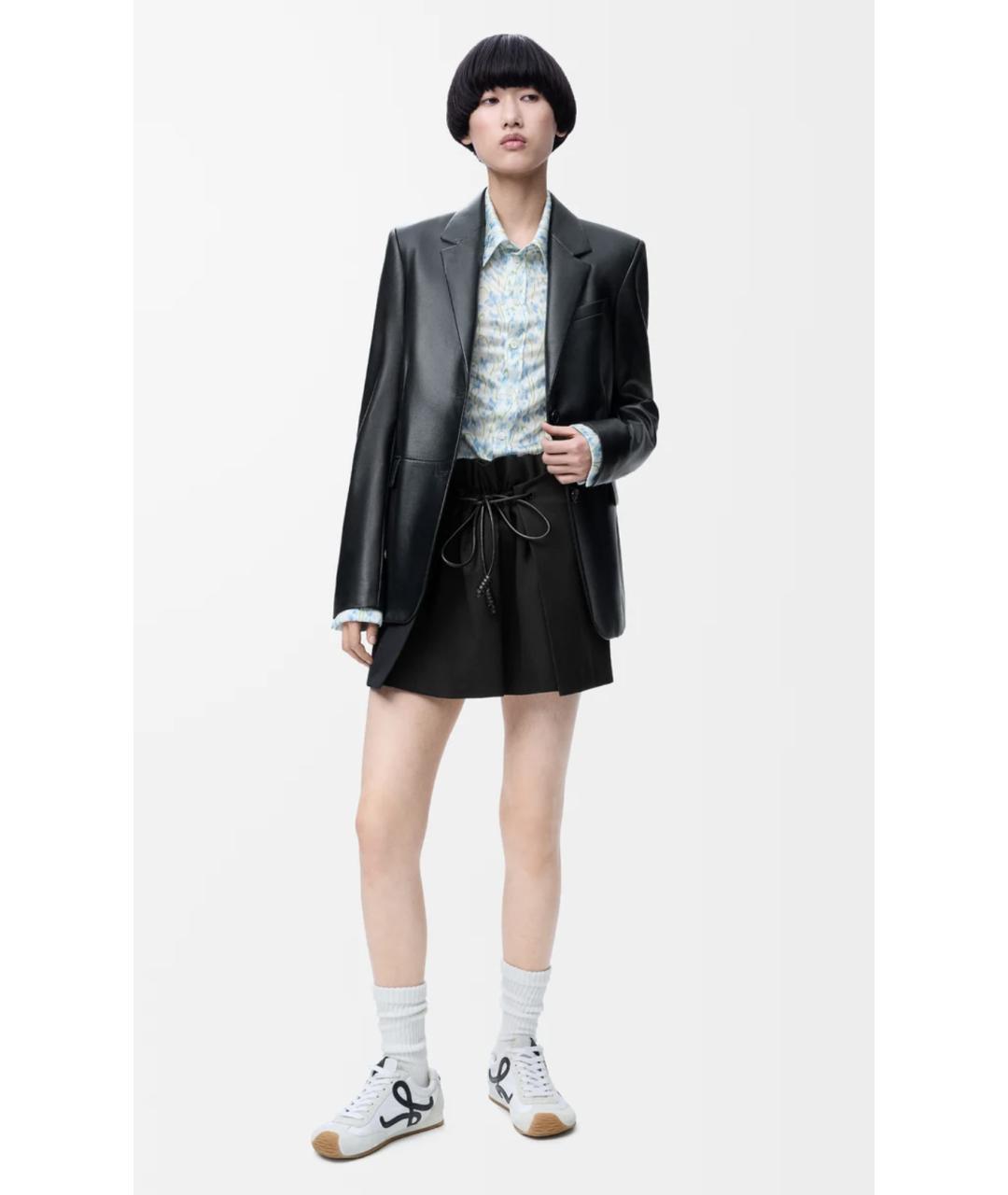 LOEWE Черная юбка мини, фото 4