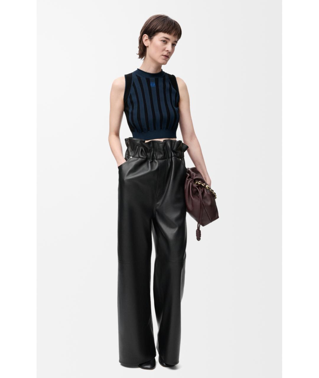 LOEWE Темно-синяя майка, фото 2