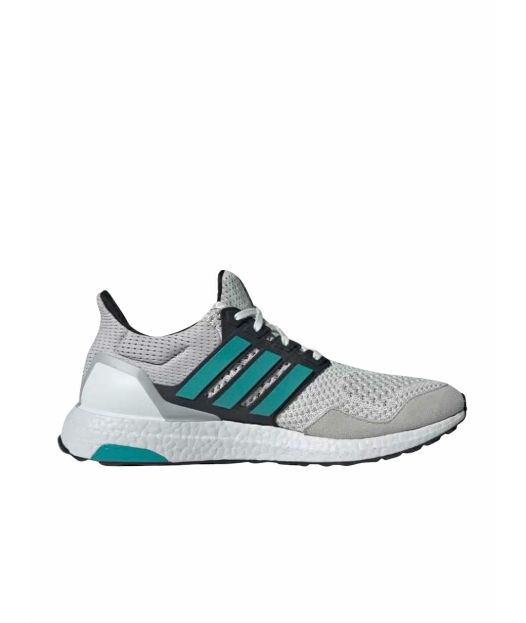 ADIDAS Серые текстильные низкие кроссовки / кеды, фото 1