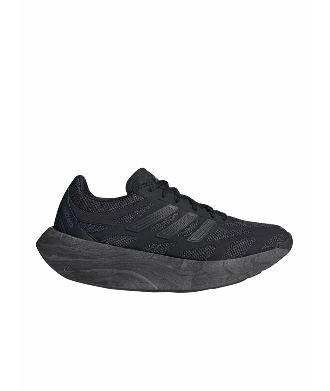 ADIDAS Черные текстильные низкие кроссовки / кеды, фото 1