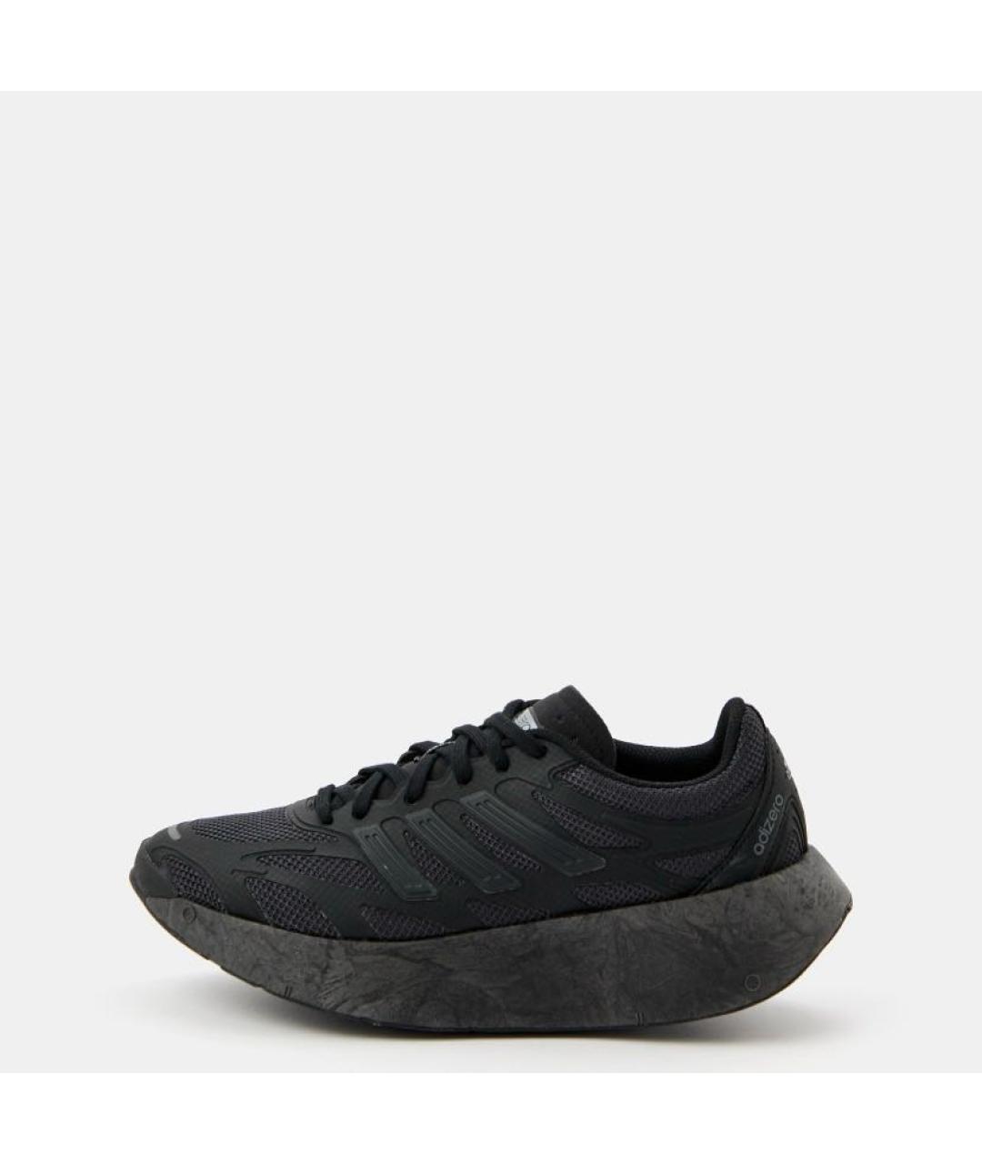 ADIDAS Черные текстильные низкие кроссовки / кеды, фото 2