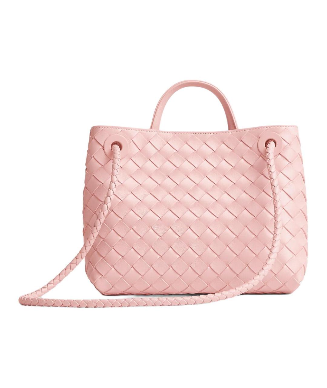 BOTTEGA VENETA Розовая сумка через плечо, фото 3