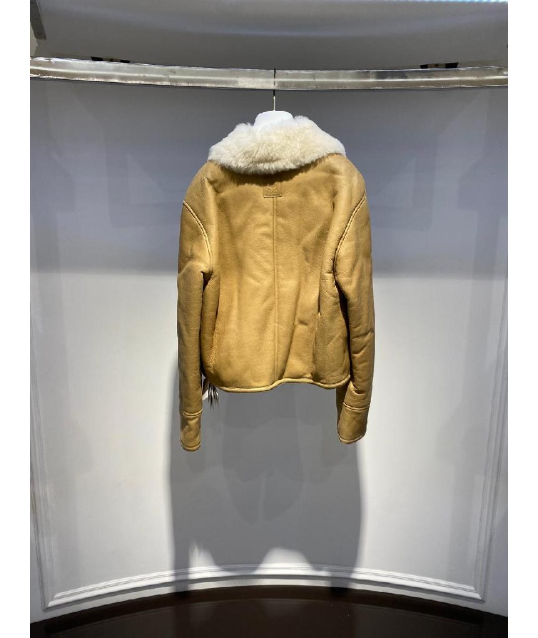 LOEWE Бежевая дубленка, фото 3