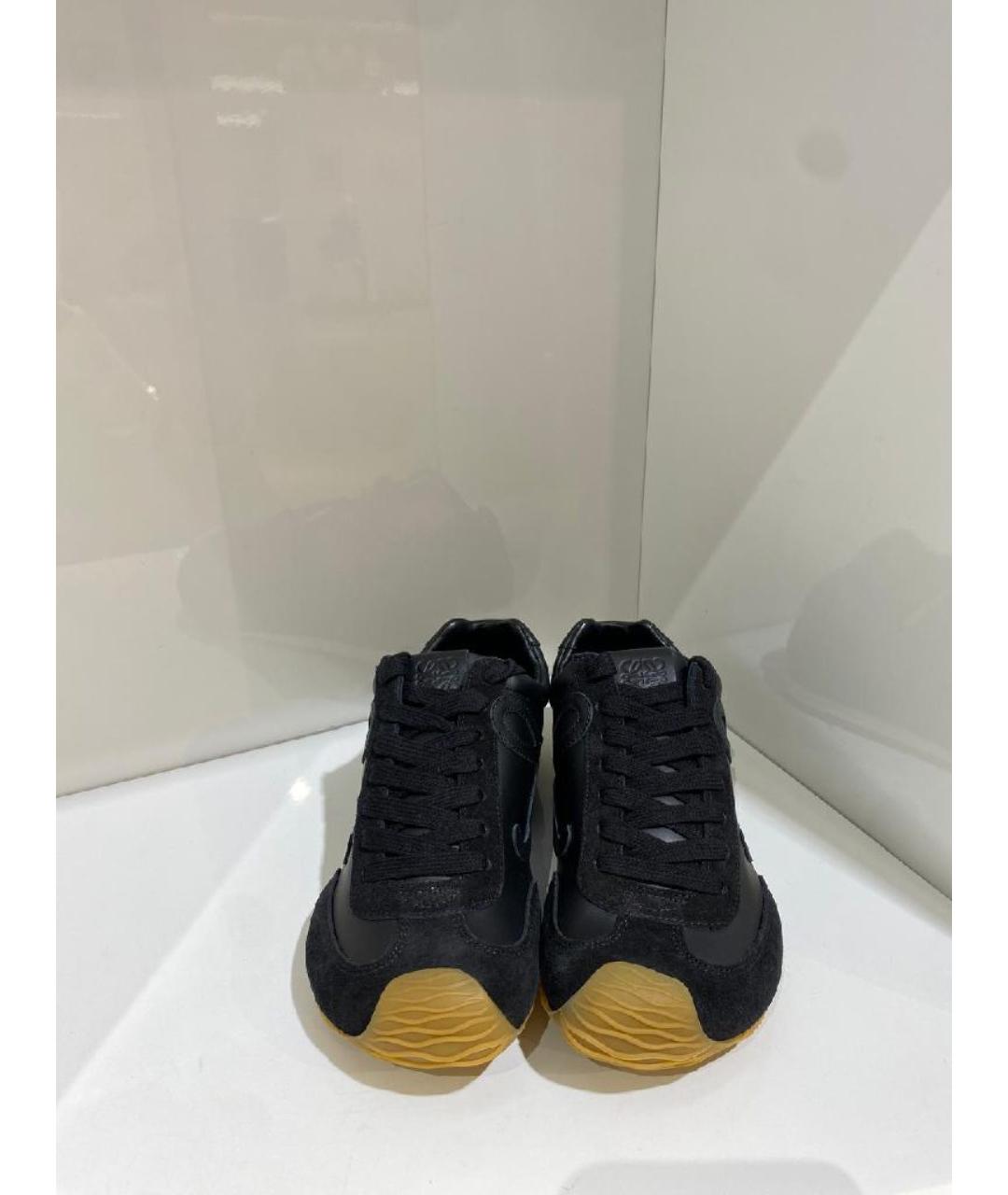 LOEWE Черные кроссовки, фото 3