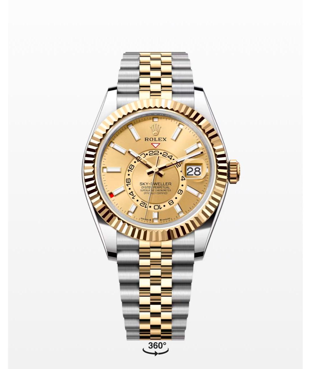 ROLEX Золотые часы из желтого золота, фото 3