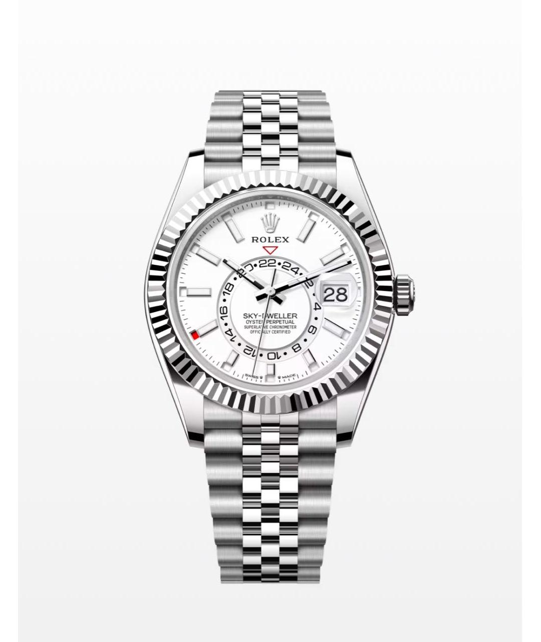 ROLEX Белые часы из белого золота, фото 3