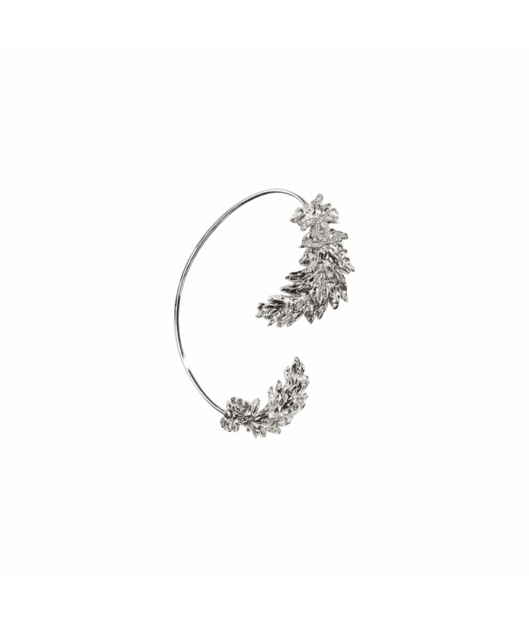 CHANEL Серебряные металлические серьги, фото 4