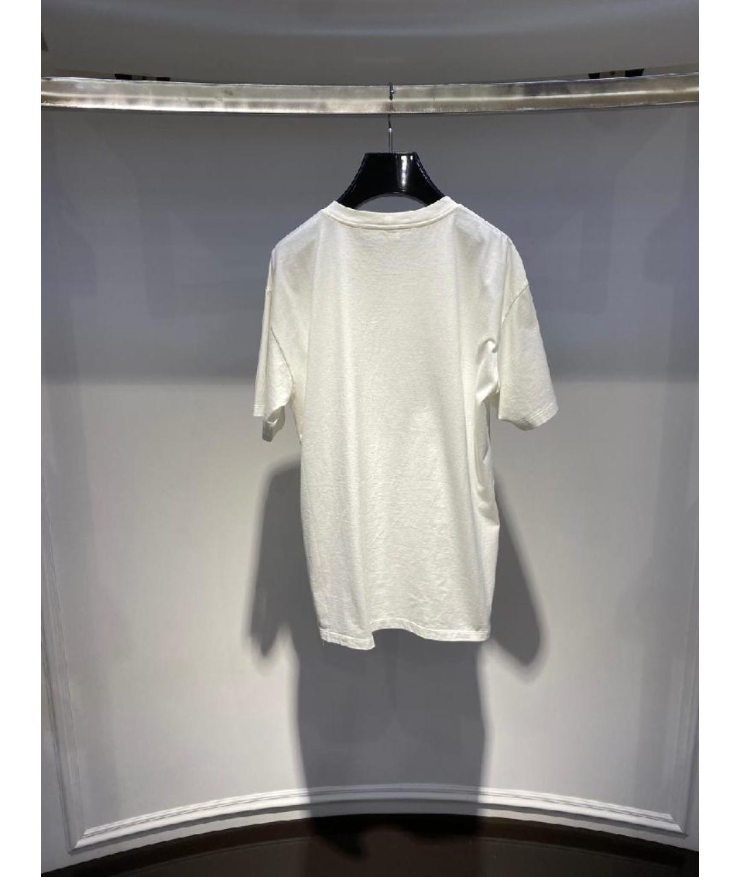 CELINE Белая футболка, фото 3