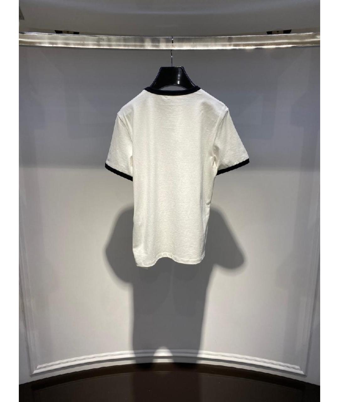 CELINE Белая футболка, фото 3
