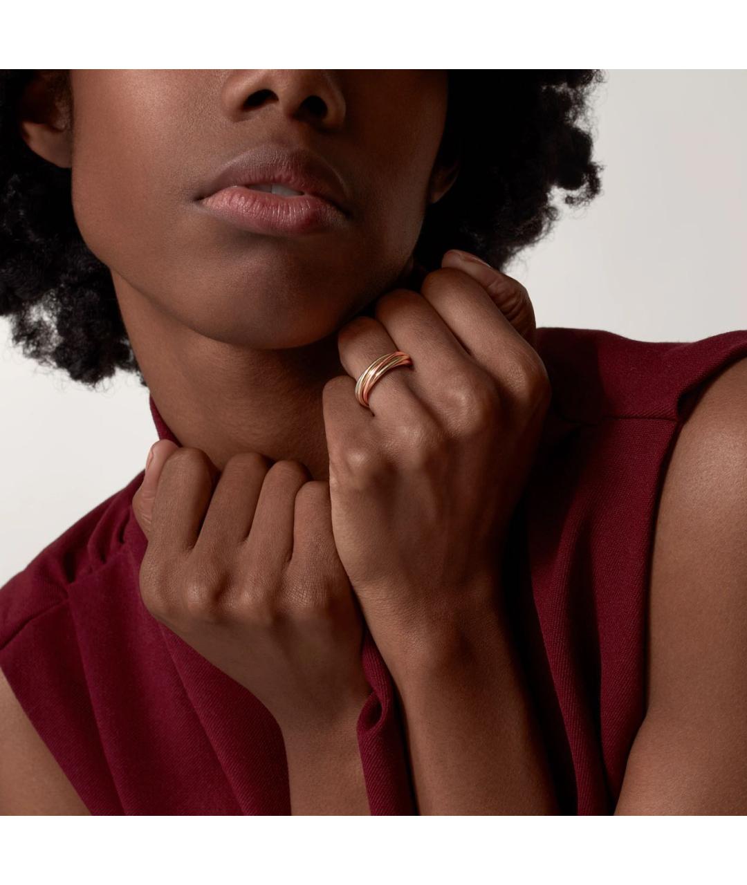 CARTIER Серебряное кольцо из желтого золота, фото 2