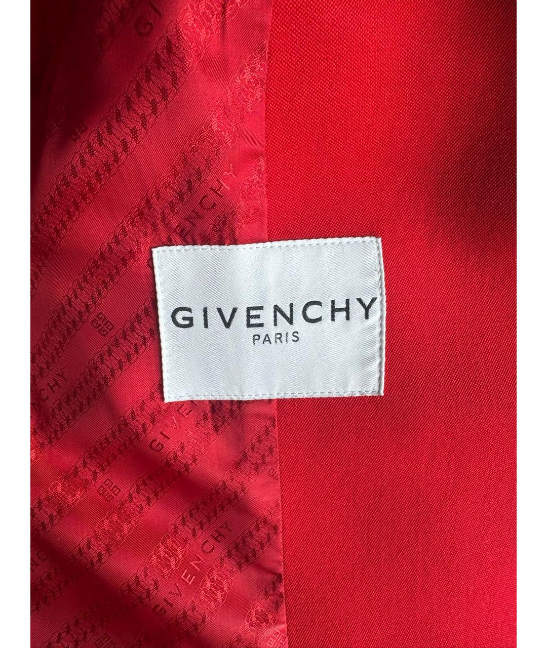 GIVENCHY Красный жакет/пиджак, фото 3