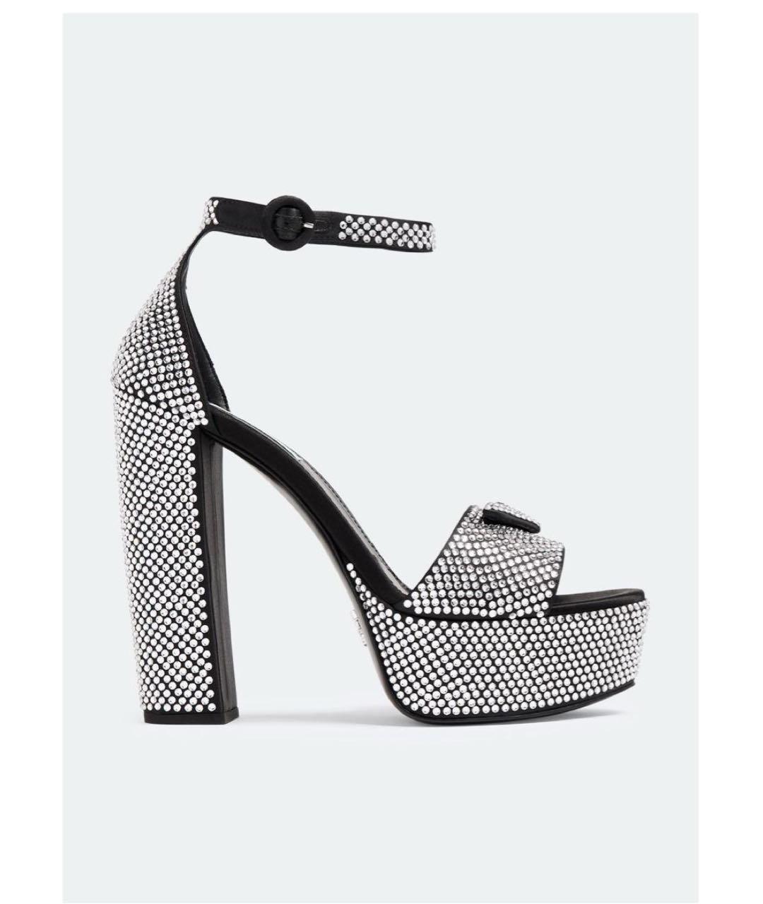 PRADA Серебряные босоножки, фото 6