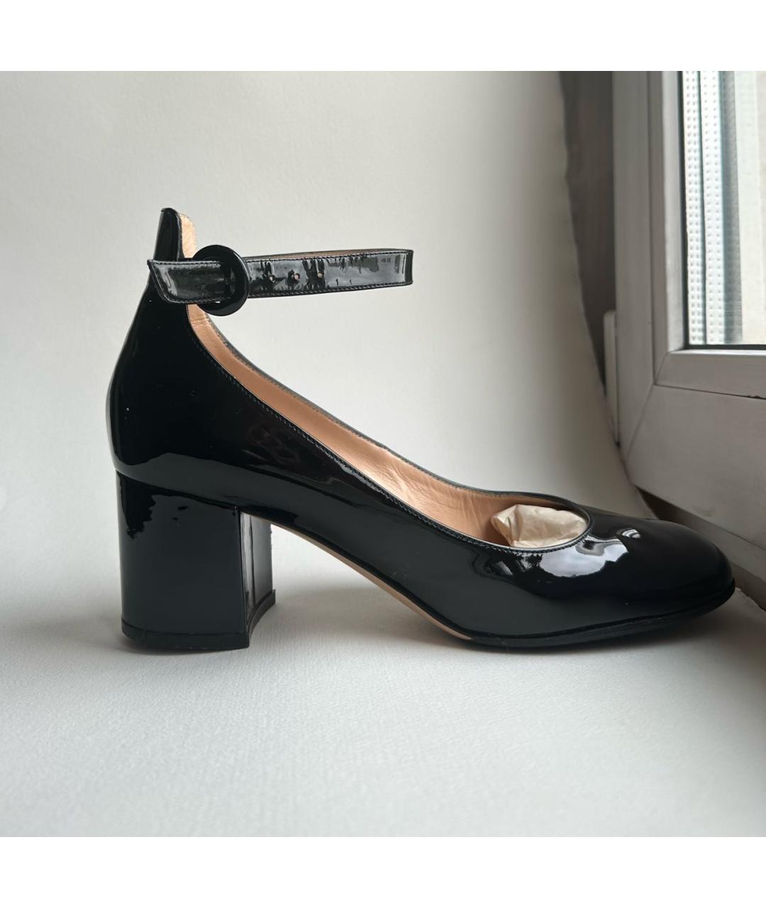 GIANVITO ROSSI Черные туфли из лакированной кожи, фото 9