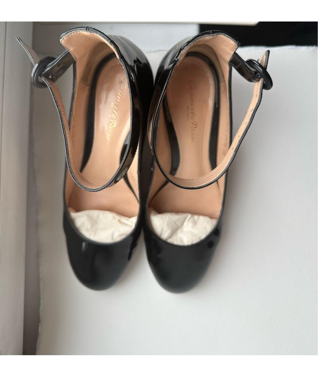 GIANVITO ROSSI Черные туфли из лакированной кожи, фото 3
