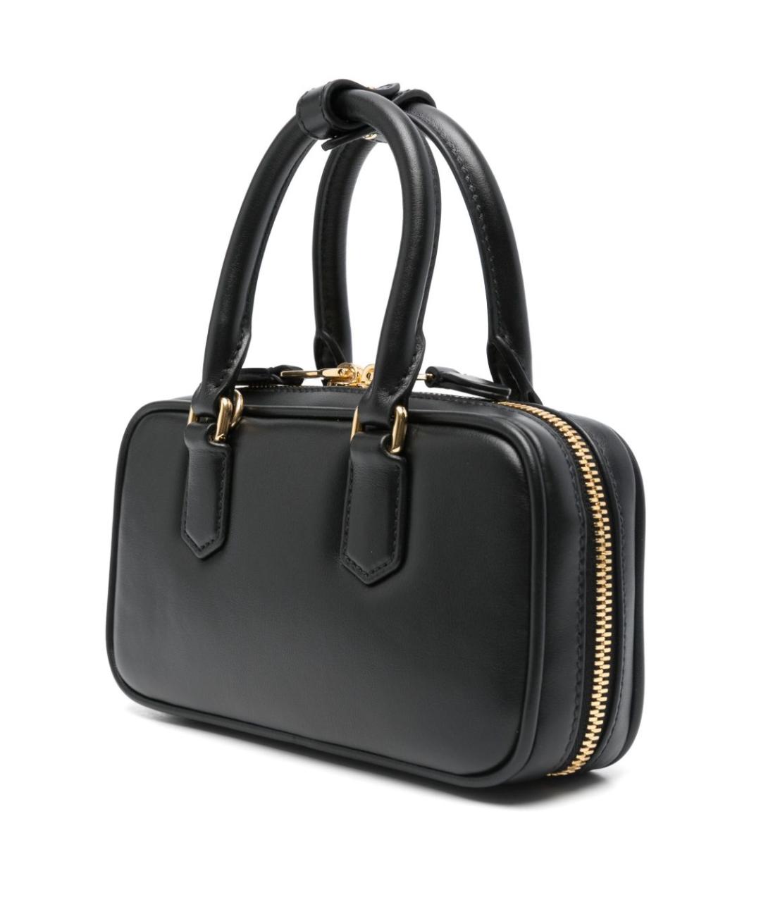 MIU MIU Черная кожаная сумка с короткими ручками, фото 4