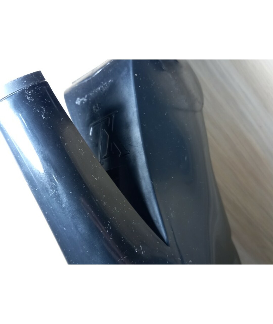 LOUIS VUITTON PRE-OWNED Черные резиновые сапоги, фото 4