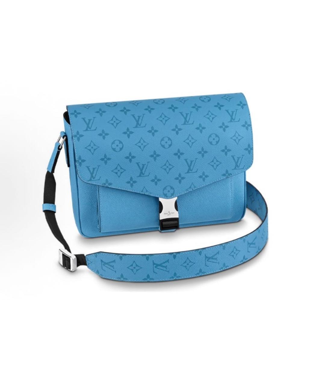 LOUIS VUITTON Синяя поясная сумка, фото 5