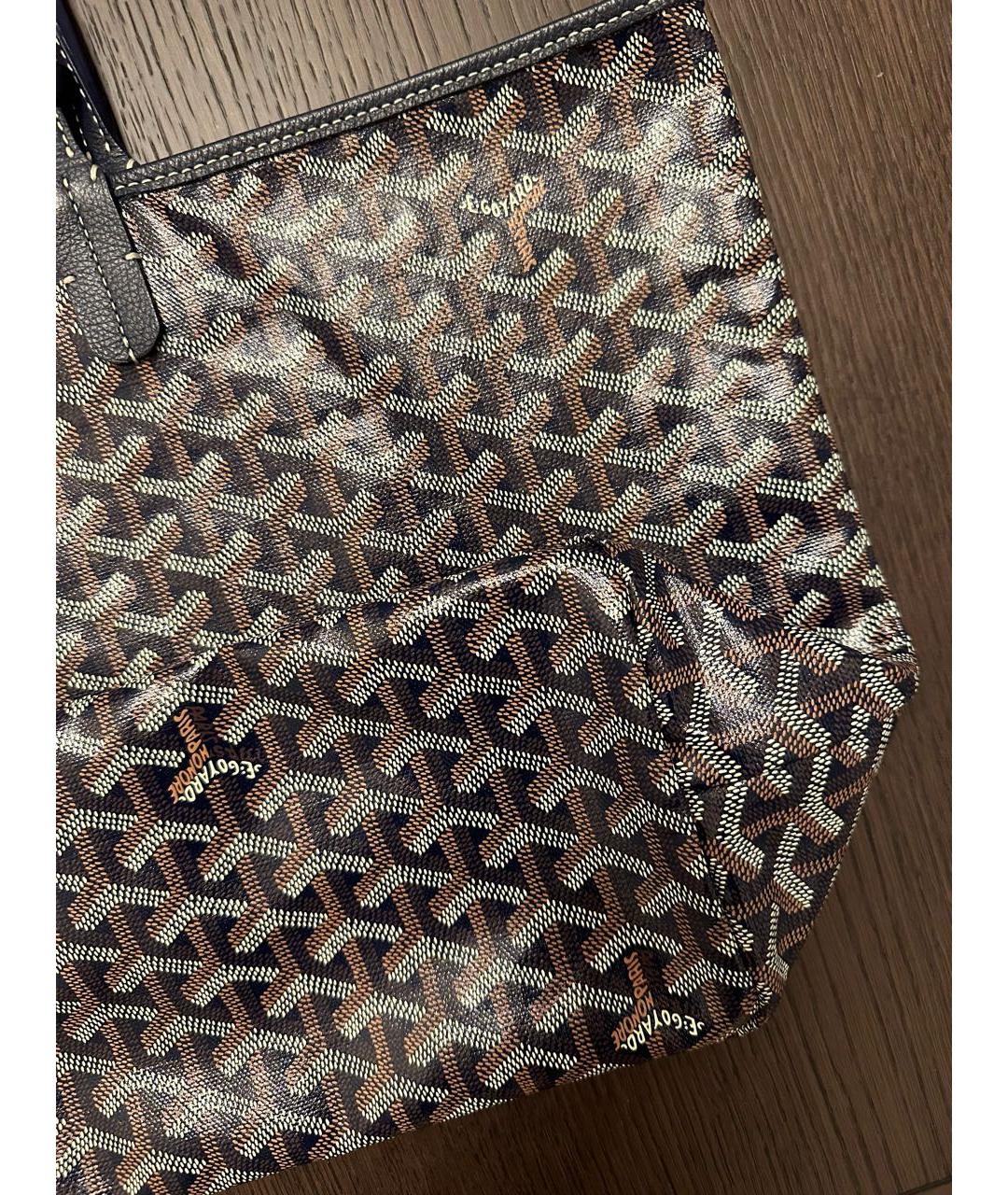 GOYARD Темно-синяя сумка тоут, фото 8