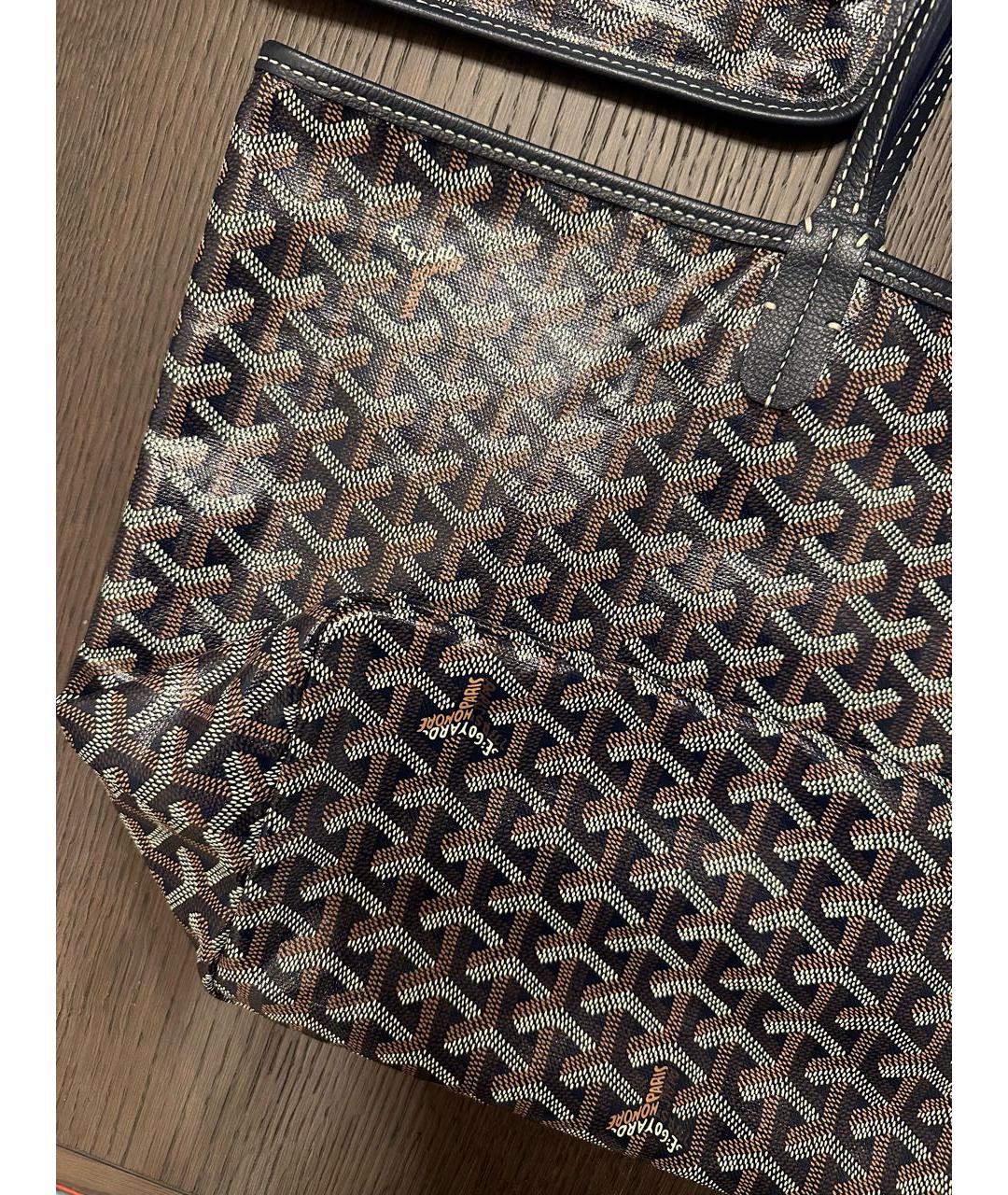 GOYARD Темно-синяя сумка тоут, фото 7