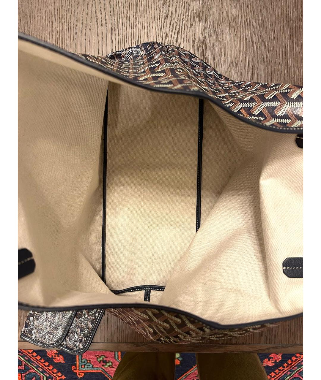 GOYARD Темно-синяя сумка тоут, фото 5