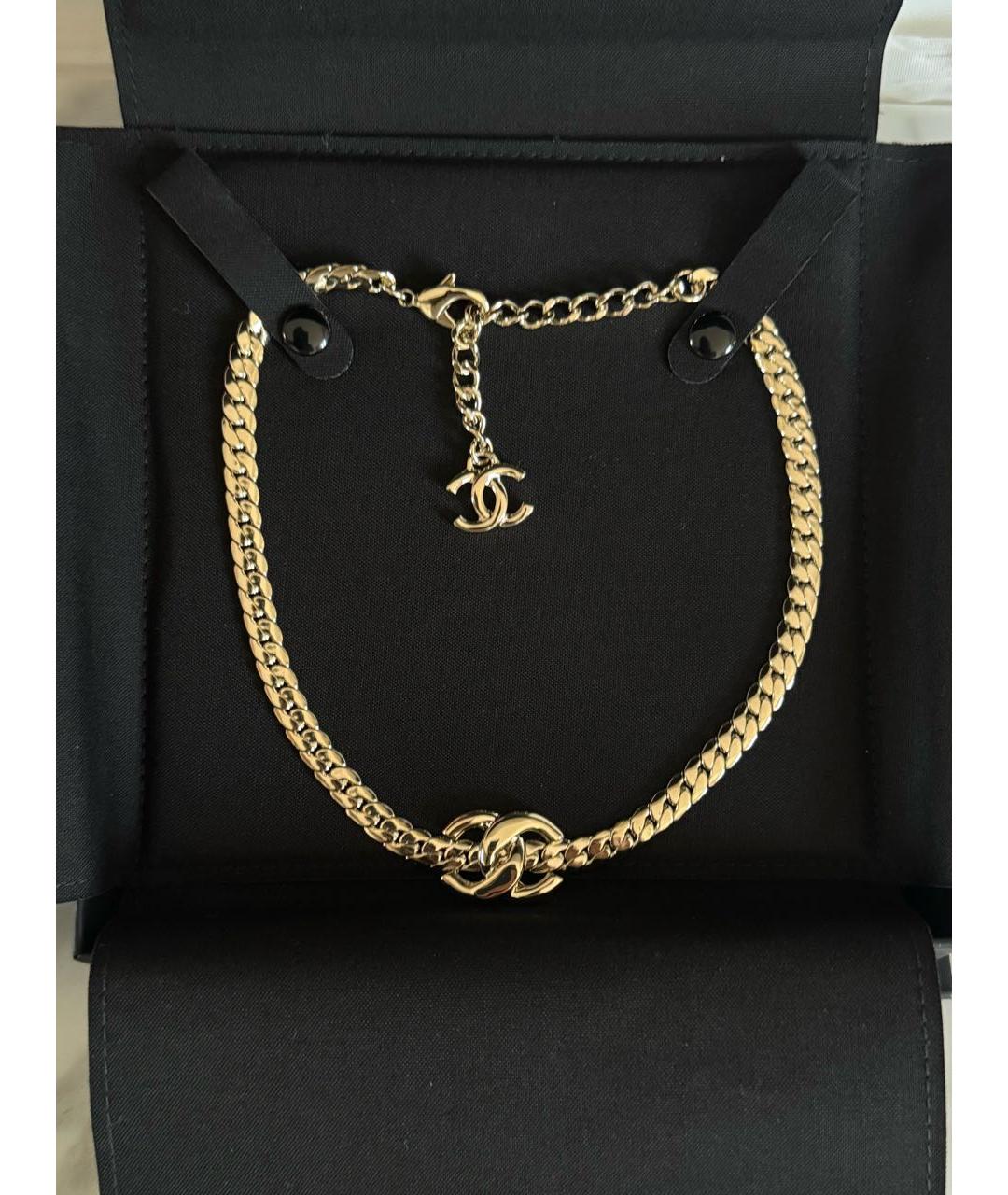 CHANEL Золотой чокер, фото 3
