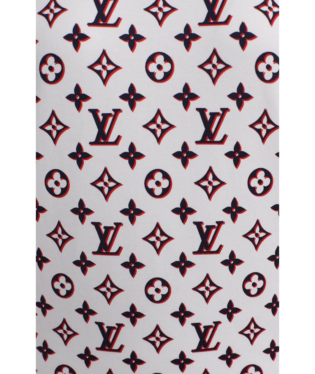 LOUIS VUITTON Мульти хлопковая футболка, фото 3