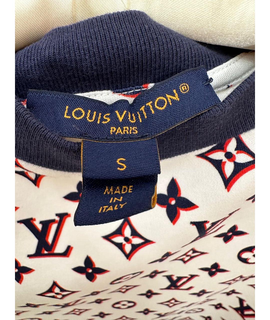 LOUIS VUITTON Мульти хлопковая футболка, фото 4