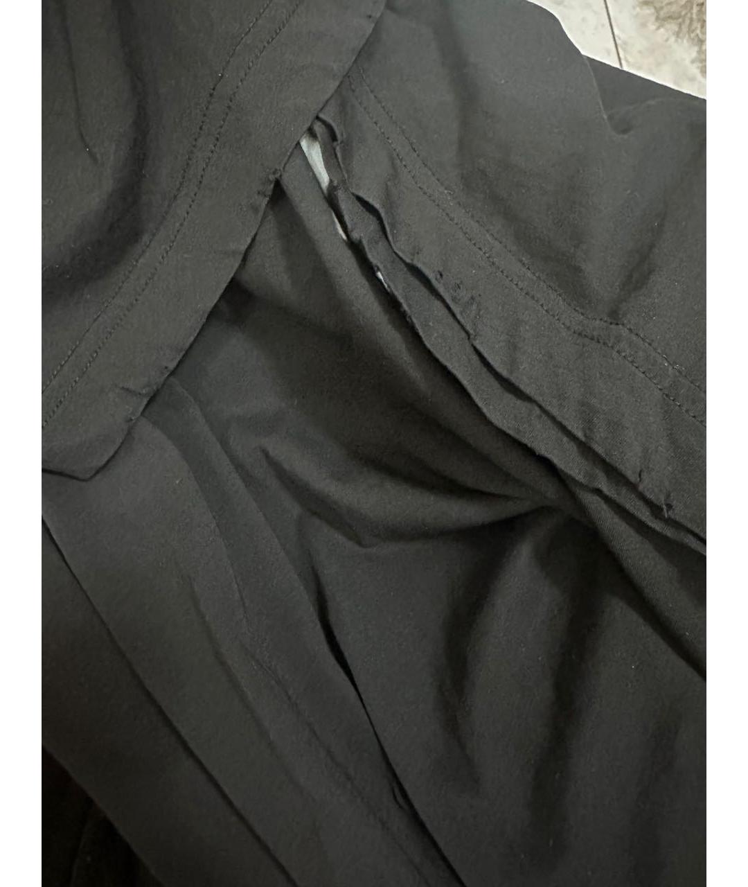 BALENCIAGA Черная хлопковая футболка, фото 3