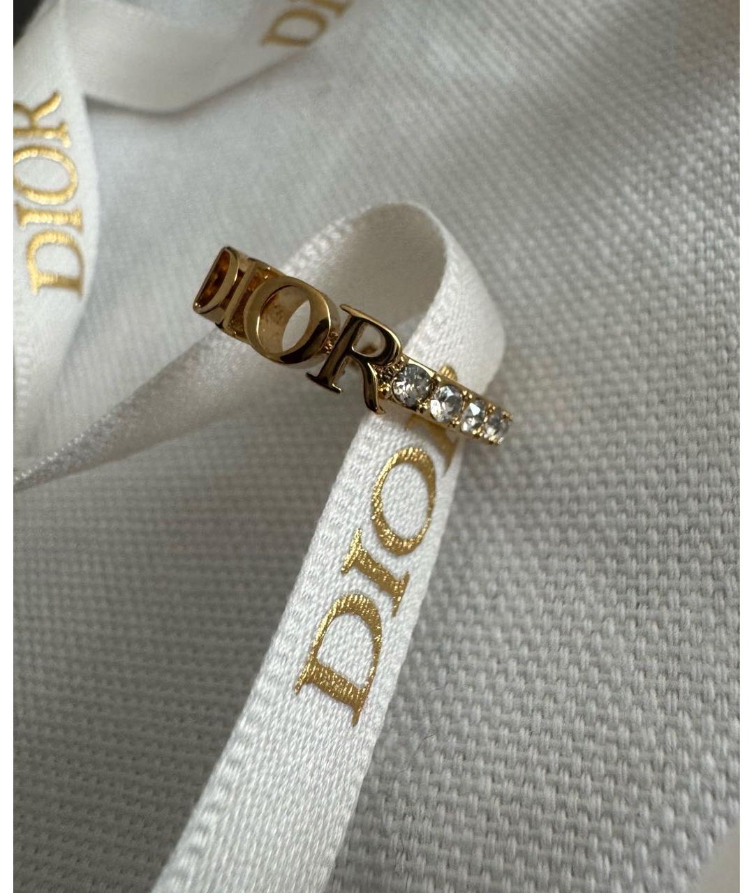 CHRISTIAN DIOR Золотое металлическое кольцо, фото 3