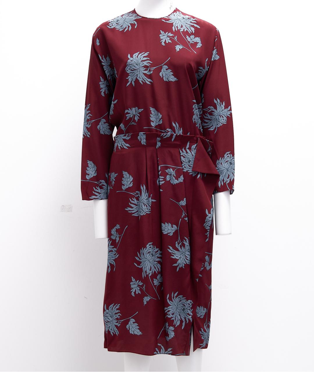 ROCHAS Бордовое платье, фото 7